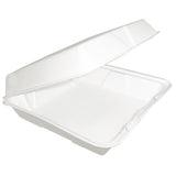 8X8X3 WHT FOAM CONTAINER 1-COMPARTMENT