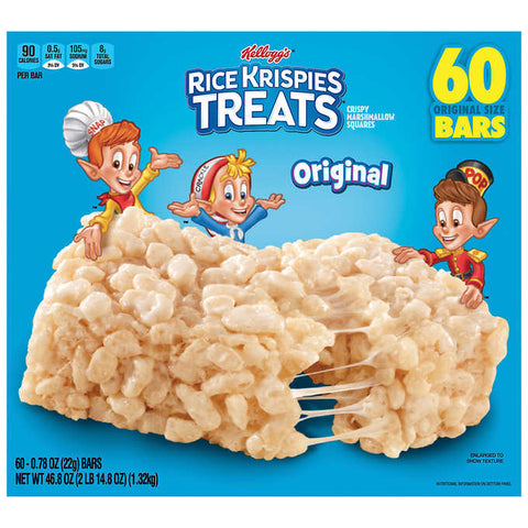 KELLOGG'S RICE KRISPIES- 60COUNT