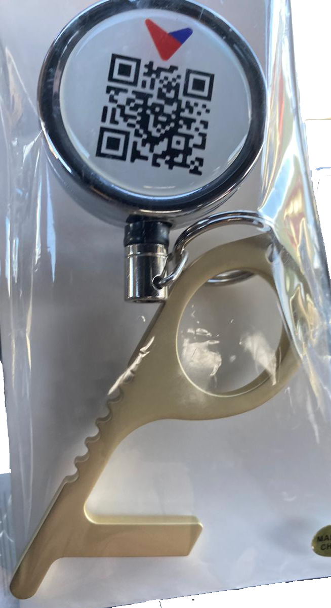 NON CONTACT KEY CHAIN TAG (5 PACK)