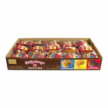 Variety Pack Muffins 60/4oz (wild,Banana nut,Chocolate)