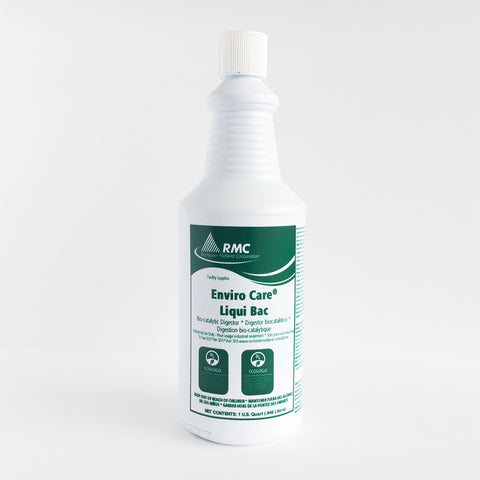 RMC ENVIRO CARE LIQUI BAC DRAIN AND GREASE CLEANER (12 x 1QT)