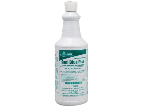 RMC SANI BLUE PLUS BATHROOM CLEANER (12 x 1QT)