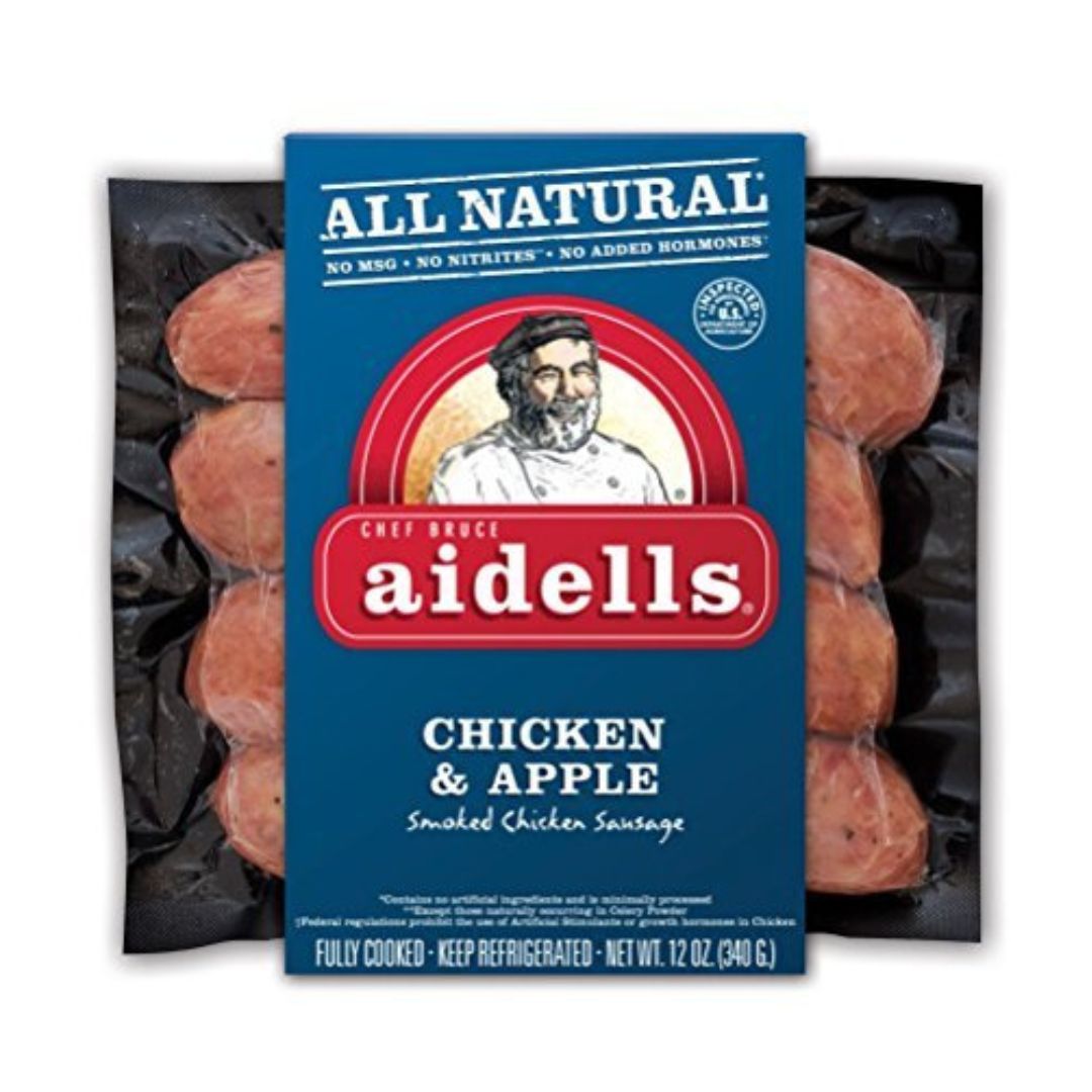 Aidells Chicken & Apple Smoked Chicken Sausage 12 Oz / 8