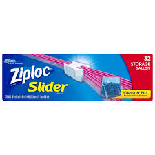 Ziploc Slider Storage Bag Quart 12 Pack of 20 pcs